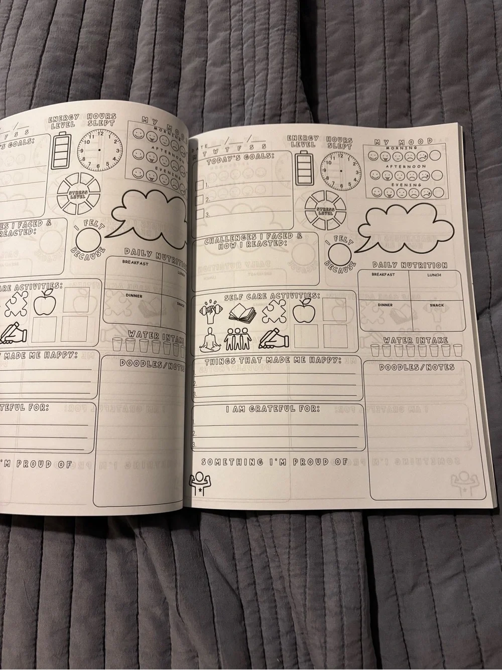 Daily Mood Tracker Journal